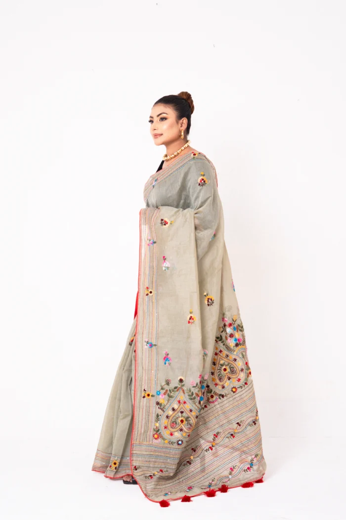 Off White - Rajshahi Joyshree Silk - Image 2