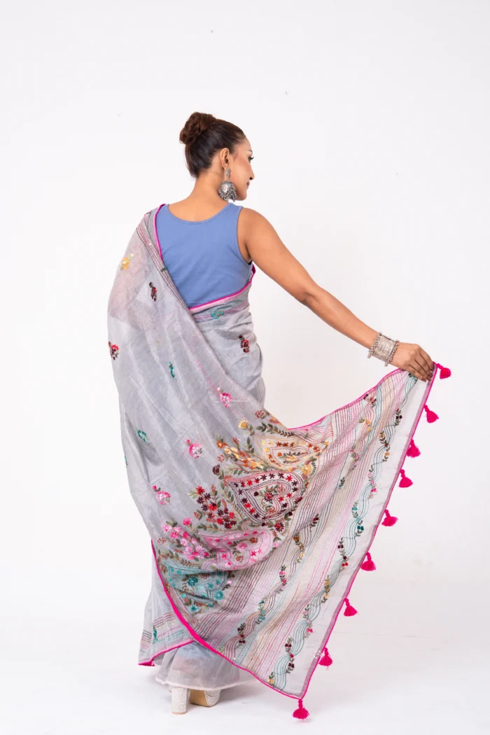 Ash - Rajshahi Joyshree Silk - Image 3