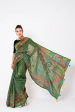 Deep Green - Rajshahi Muslin - Image 2