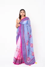 Blue Pink - Rajshahi Muslin - Image 2