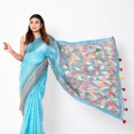 Sky Blue - Rajshahi Muslin