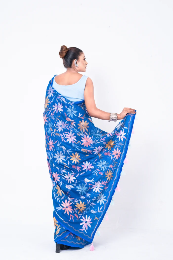 Blue - Rajshahi Semi Balaka Silk - Image 3