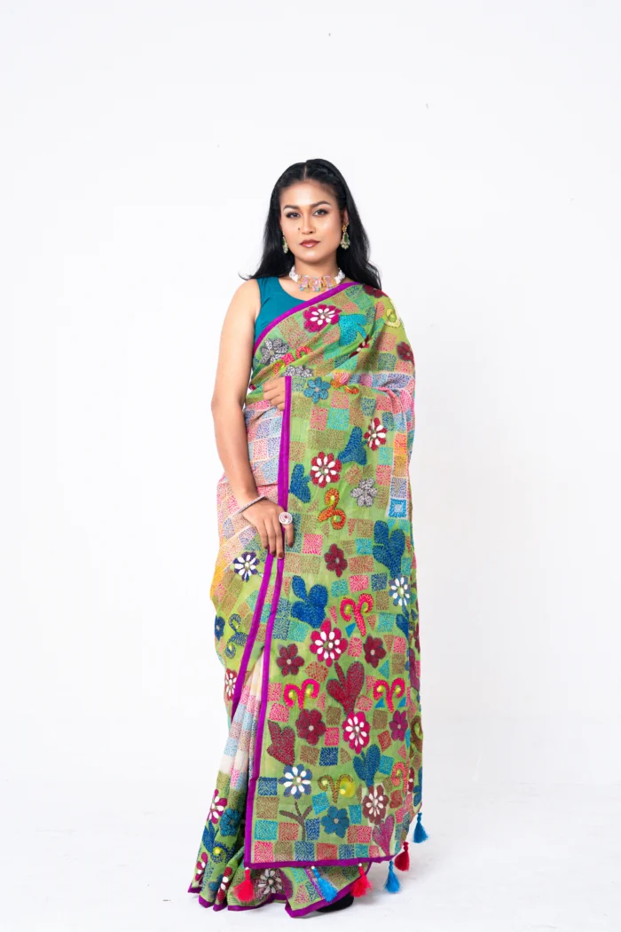 Multi Color - Rajshahi Semi Muslin - Image 2