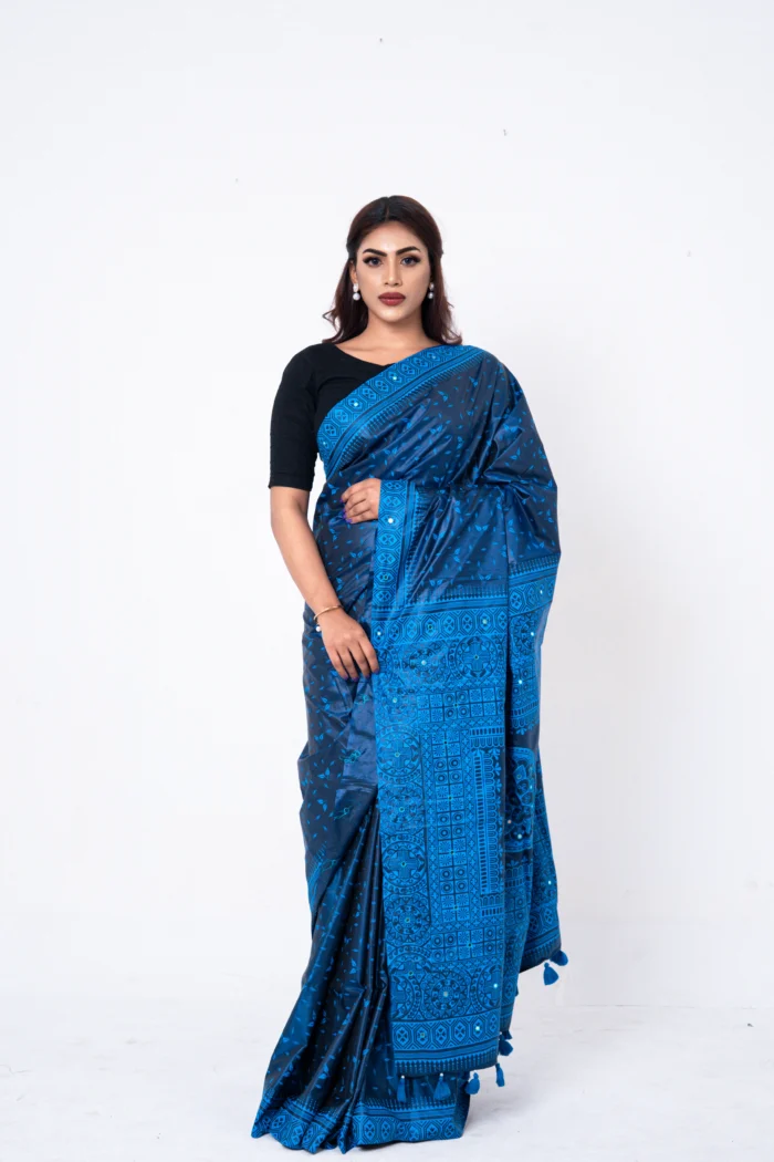 Dark Blue - Rajshahi Semi Balaka - Image 2