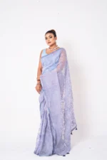 Lavender - Rajshahi Sopura Muslin - Image 2