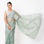 Silver Green  - Rajshahi Sopura Muslin