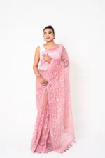 Light Pink - Rajshahi Sopura Muslin - Image 2