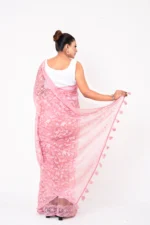 Light Pink - Rajshahi Sopura Muslin - Image 3