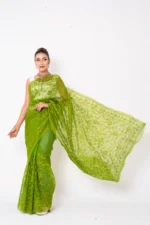 Green - Rajshahi Sopura Muslin