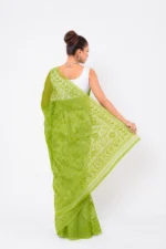 Green - Rajshahi Sopura Muslin - Image 3