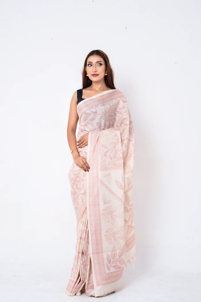 Off-White - Tussar Silk - Image 2