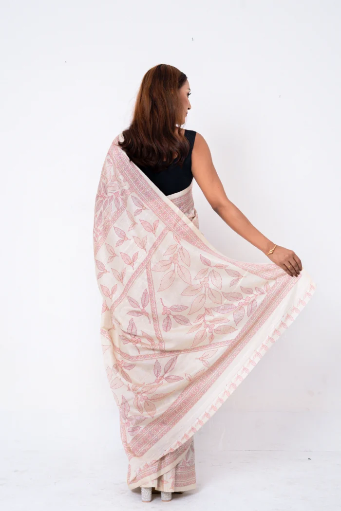 Off-White - Tussar Silk - Image 3